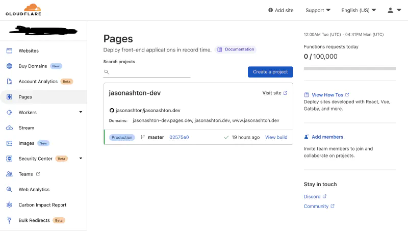 Cloudflare Pages